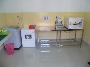salle  de stérilisation